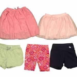 Girls Skirt and Shorts Set